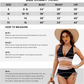 High Waisted Tummy Control Color Block Bikini Sets