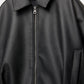 Dames Vintage Losse PU Leren Jas